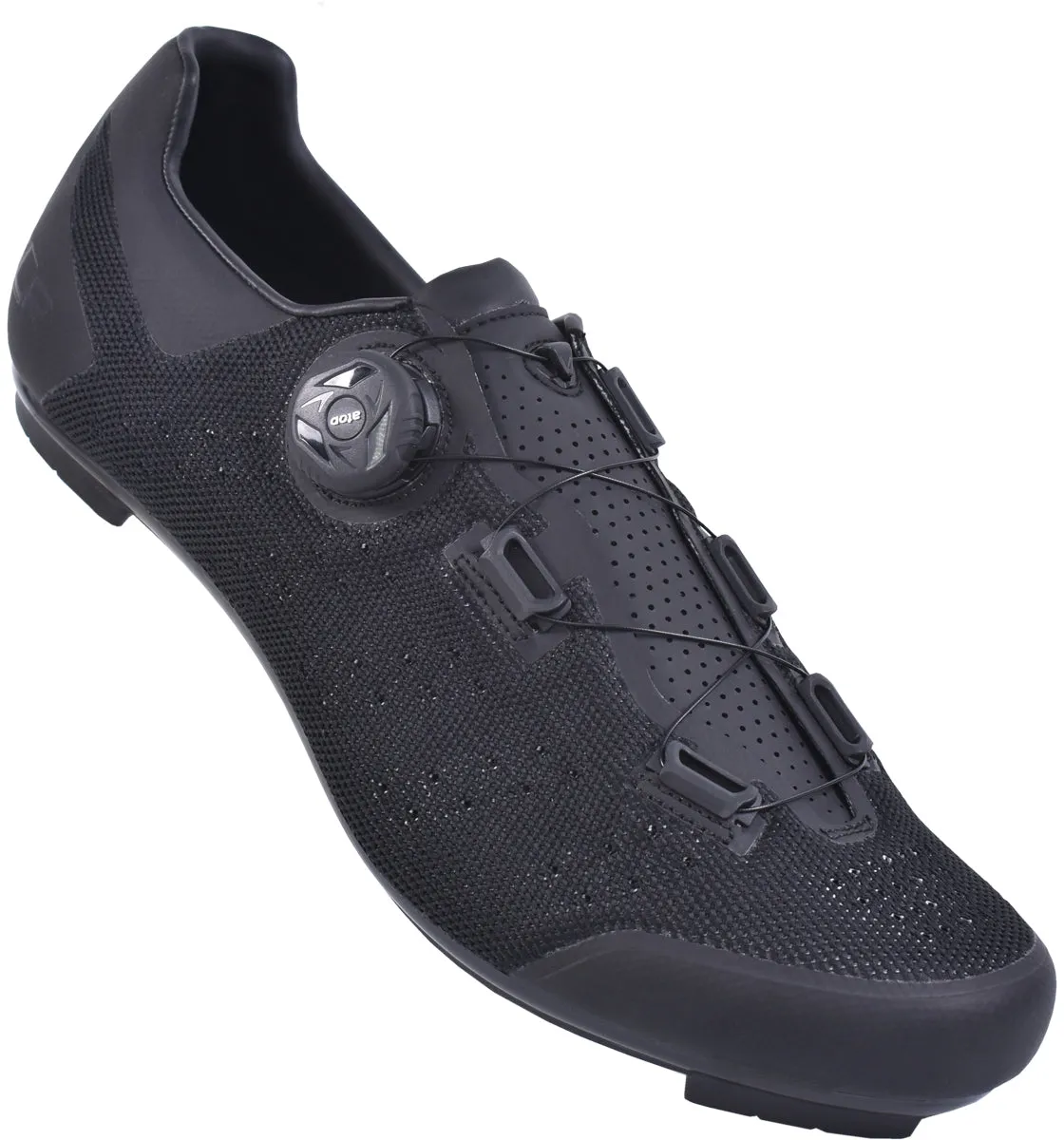 Worn Daily FLR F-11 XD-Knit Pro Mens Road Cycling Shoes - Black