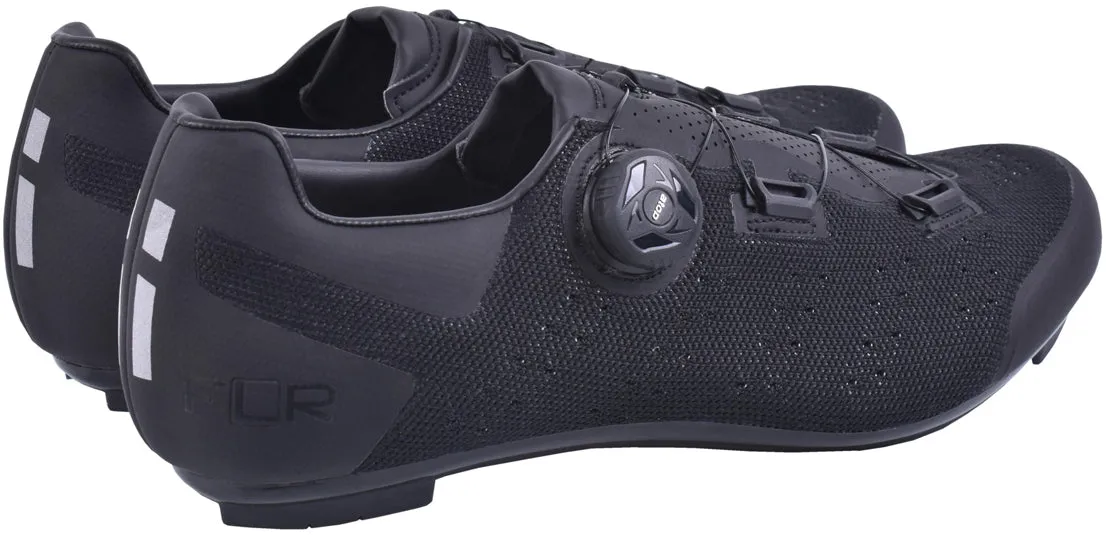 FLR F-11 XD-Knit Pro Mens Road Cycling Shoes - Black Minimal Edge