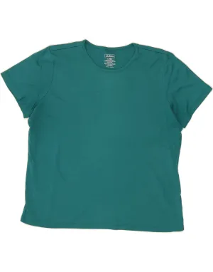 Casual layering piece L.L.BEAN Womens T-Shirt BEST SELL UK 16 Large Green Cotton