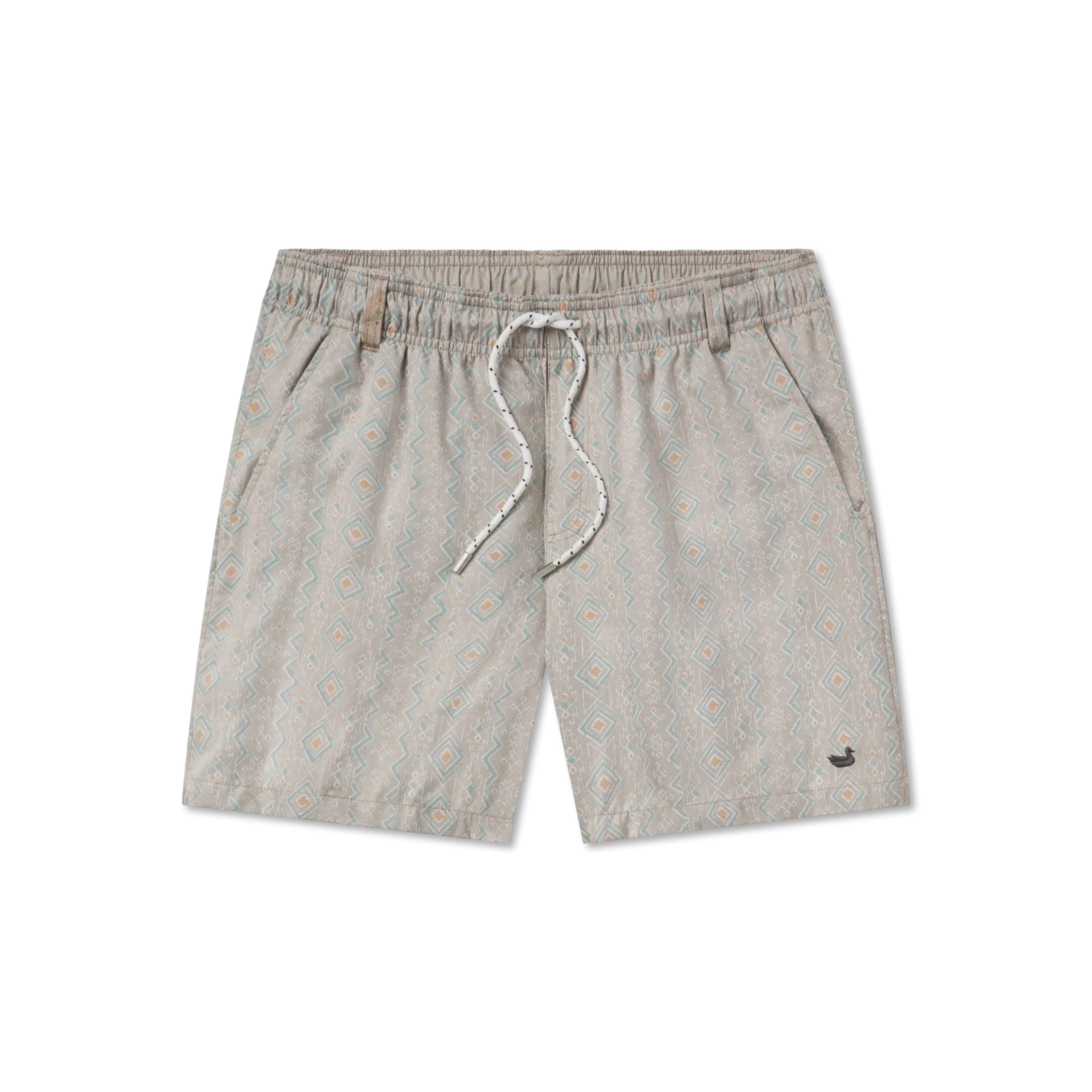 Sporty Look Dockside Swim Trunk - Toxaway Chambray