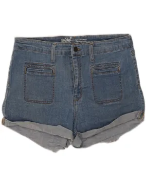 Trendsetting MOSSIMO Womens Super Strech High Rise Denim Shorts US 16 2XL W33  Blue