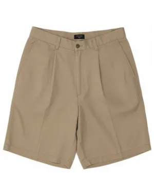 DOCKERS Mens Pegged Chino Shorts W34 Large Beige Cotton All Season Wear home renovation