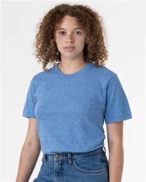 LightweightBlend Los Angeles Apparel TR01 USA-Made Triblend T-Shirt
