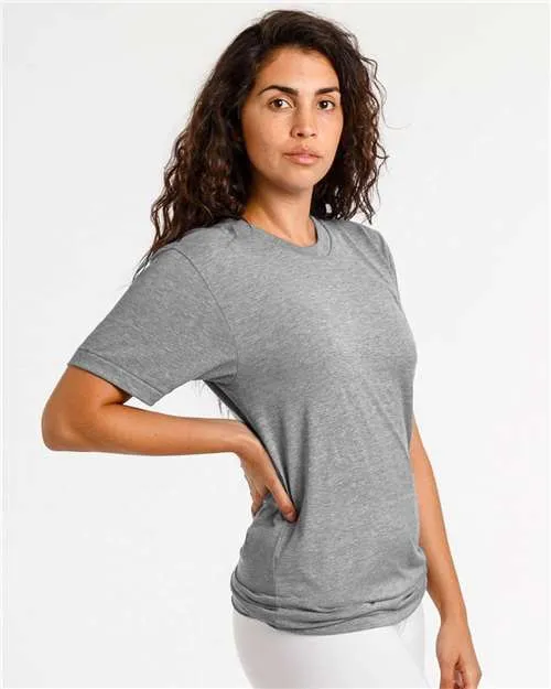 Lightweight Feel Breathable Style Los Angeles Apparel TR01 USA-Made Triblend T-Shirt