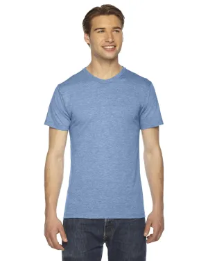 Linen blend American Apparel TR401W Unisex Triblend Short-Sleeve Track T-Shirt