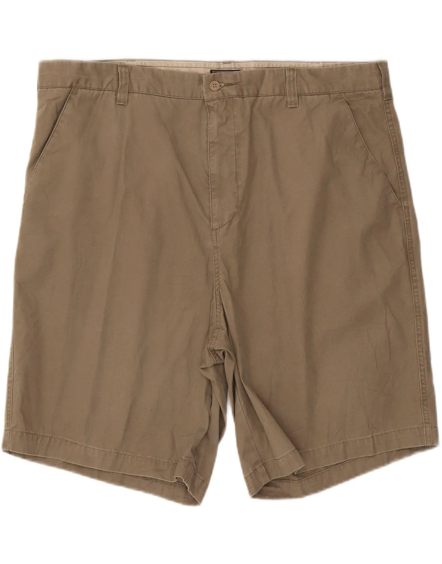 Relaxed Fit Design Dual Zone Ventilation DOCKERS Mens Chino Shorts W42 2XL Brown Cotton