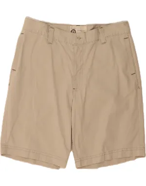 DOCKERS Mens Chino Shorts W38 XL Beige Cotton Water resistant coating Casual Design