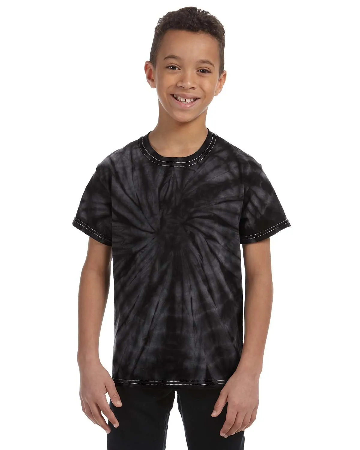 Tie-Dye CD101Y Youth 5.4 oz. 100% Cotton Spider T-Shirt Weekend Look