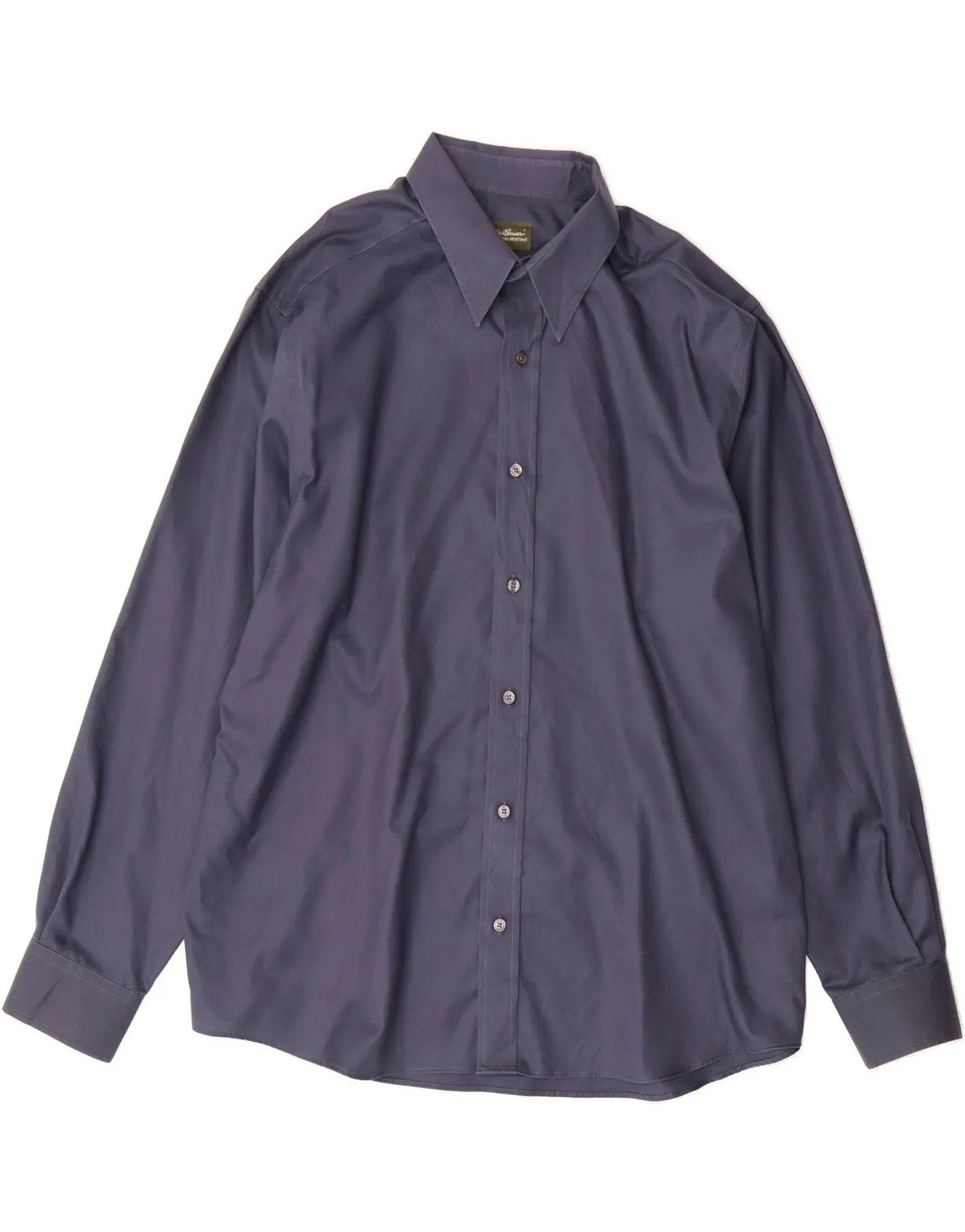 Flexible Shoulder Panels EDDIE BAUER Mens Shirt XL Navy Blue Cotton
