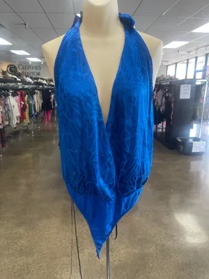 BODYSUIT by BEBE In BLUE, Size: L influencer bodysuit beach bodysuit