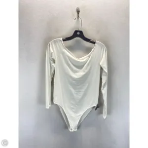 sheer bodysuit Bodysuit By Cmb In White, Size: L
