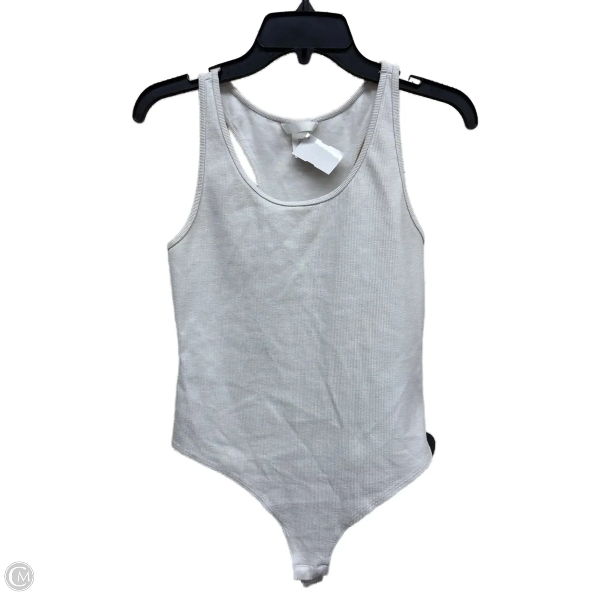 Bodysuit By H&m In White, Size: M travel bodysuit backless bodysuit