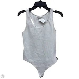 Bodysuit By H&m In White, Size: M travel bodysuit backless bodysuit