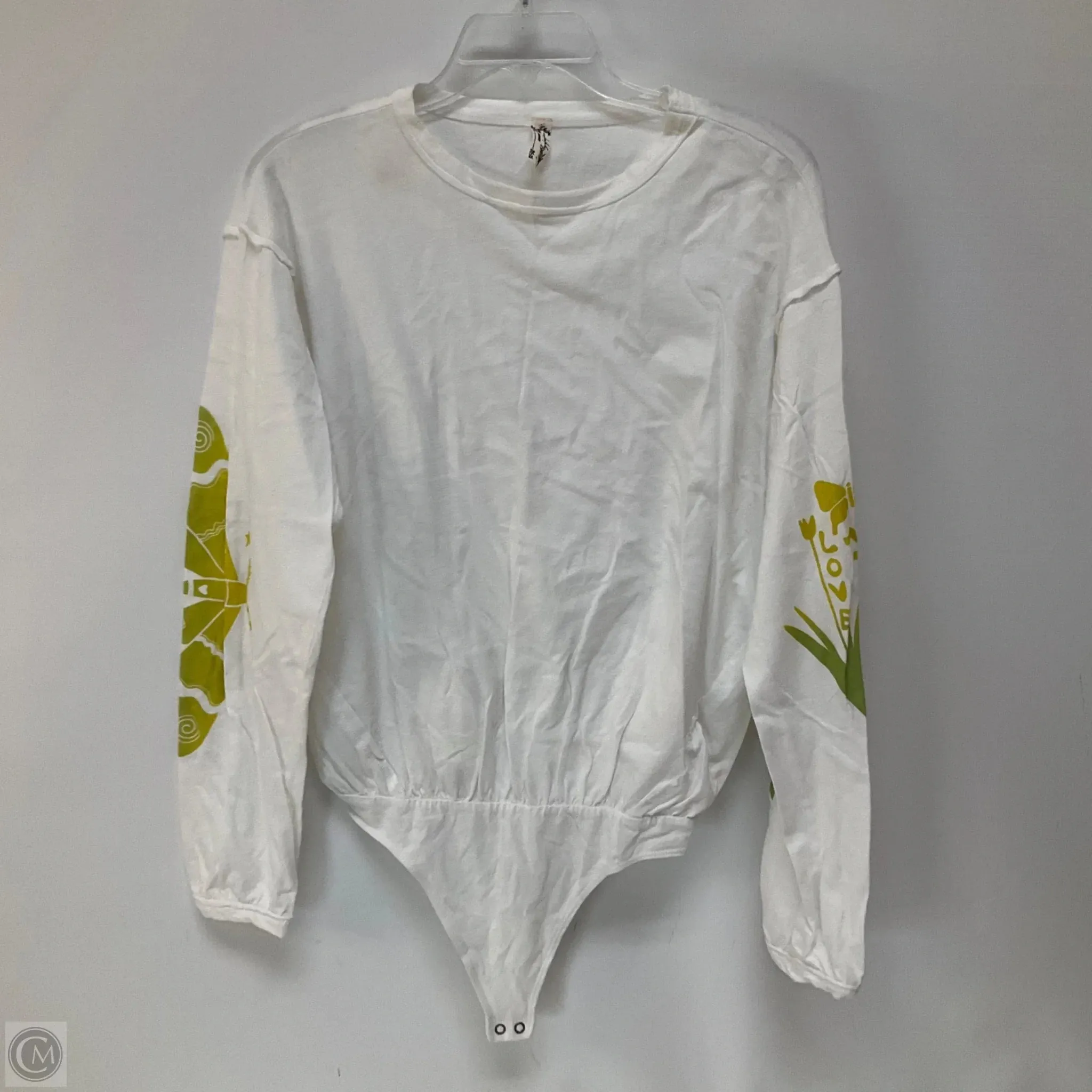 Bodysuit By Free People In White, Size: Xs strapless bodysuit