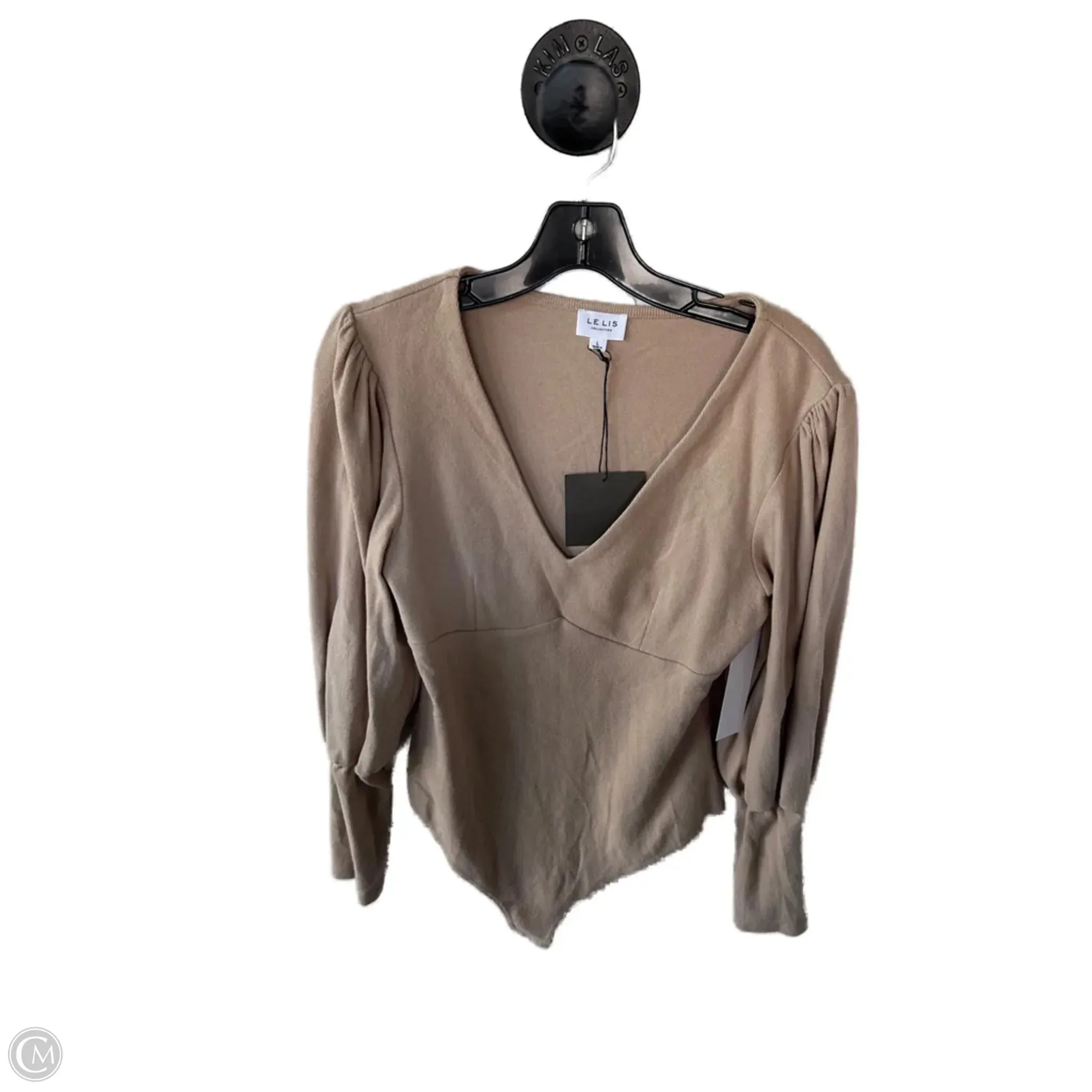 cozy bodysuit classic bodysuit Bodysuit By Le Lis In Tan, Size: L