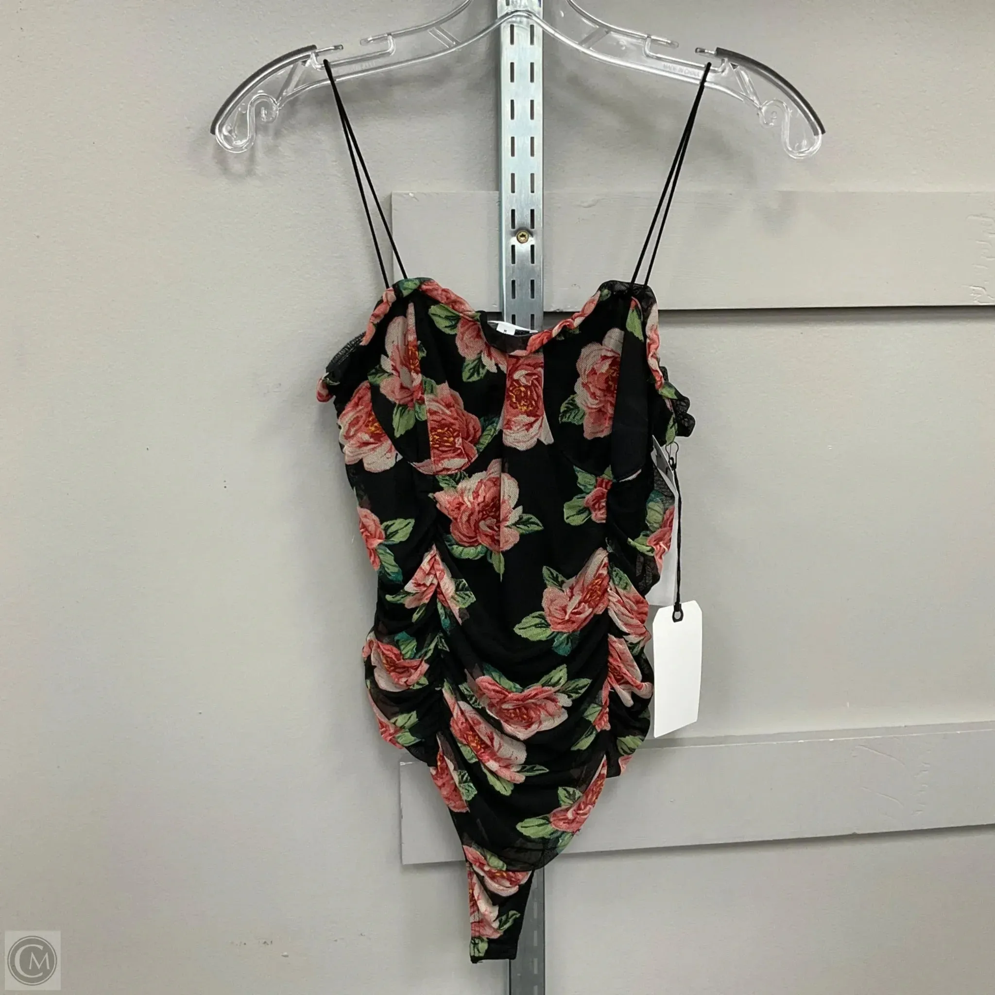 organic cotton bodysuit Bodysuit By Leith In Floral Print, Size: M
