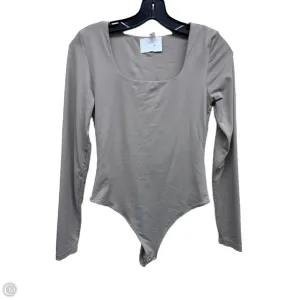 Bodysuit By Clothes Mentor In Tan, Size: M sexy bodysuit bodysuit with trousers