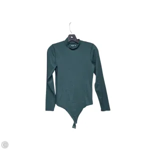 knit bodysuit bodysuit with jeans Bodysuit By Abercrombie And Fitch In Green, Size: M