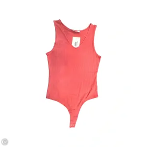 strapless bodysuit Bodysuit By Double Zero In Coral, Size: L