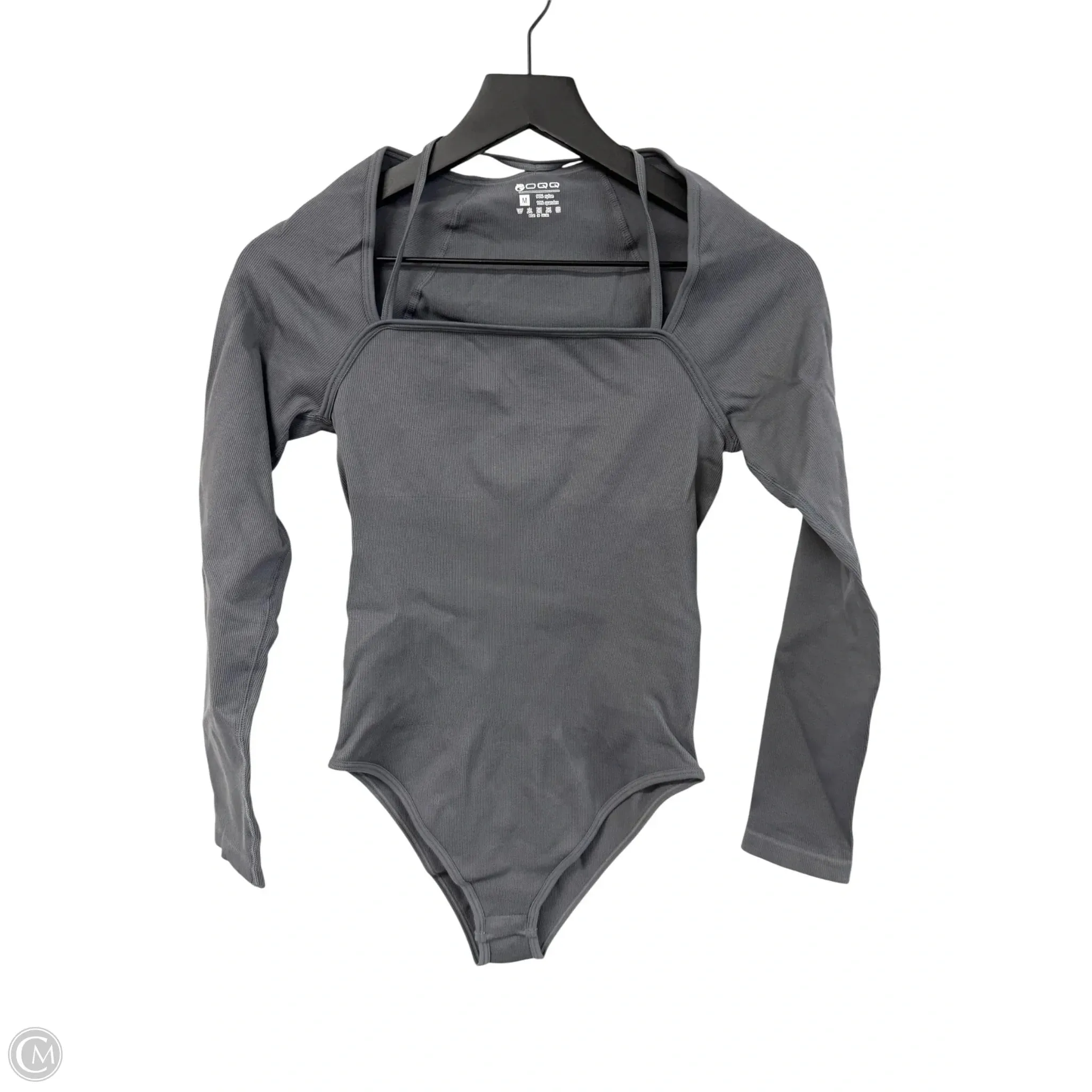 jumpsuit bodysuit Bodysuit By Clothes Mentor In Grey, Size: M
