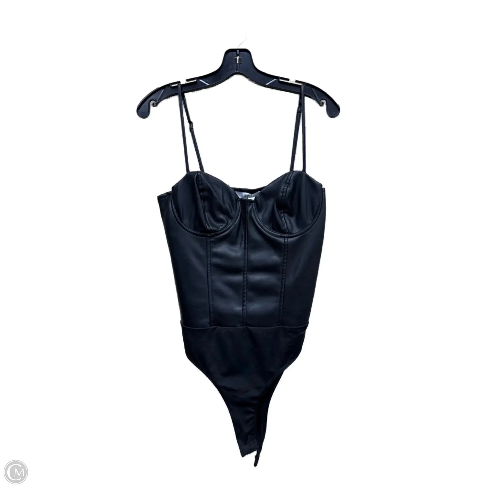 orange bodysuit short torso bodysuit Bodysuit By Astr In Black, Size: L