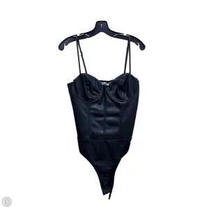 orange bodysuit short torso bodysuit Bodysuit By Astr In Black, Size: L
