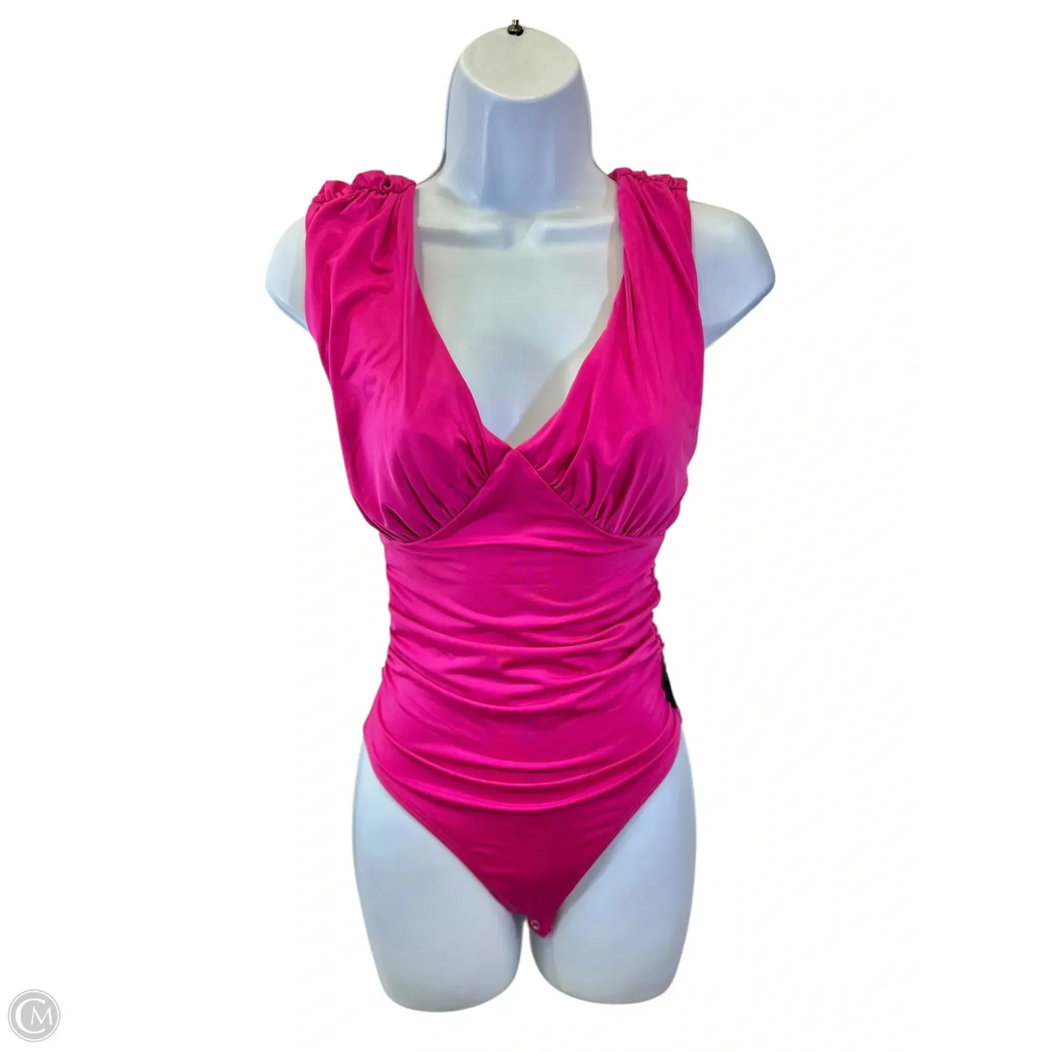 curve bodysuit sustainable bodysuit Bodysuit By Express In Purple, Size: Xs
