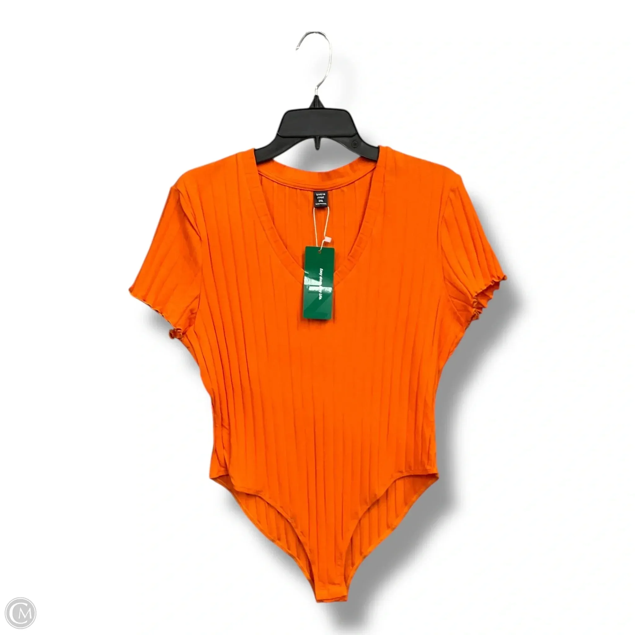 Bodysuit By Shein In Orange, Size: 2x instagram bodysuit travel bodysuit