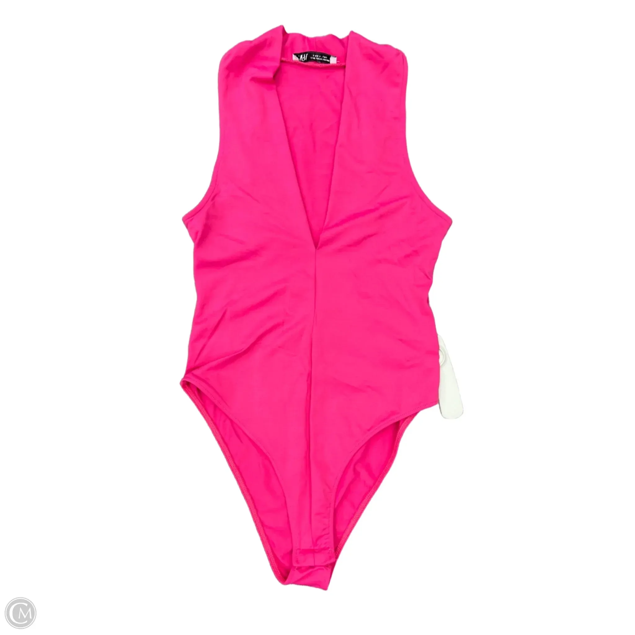 Bodysuit By Zara In Pink, Size: S navy bodysuit