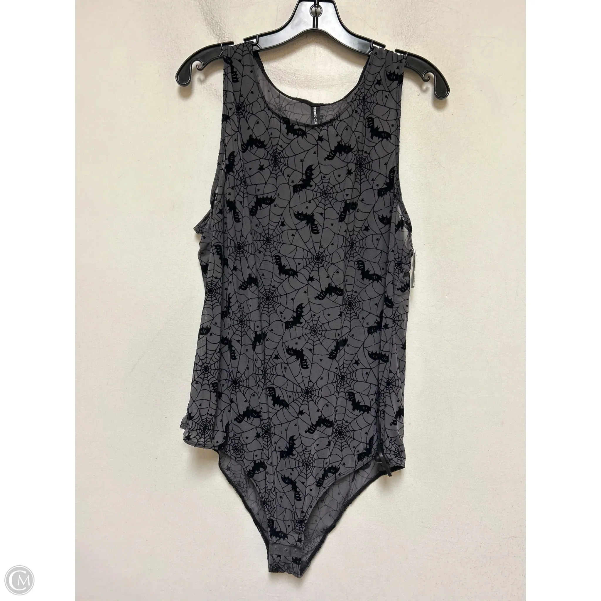 Bodysuit By Torrid In Grey, Size: 3x romantic bodysuit