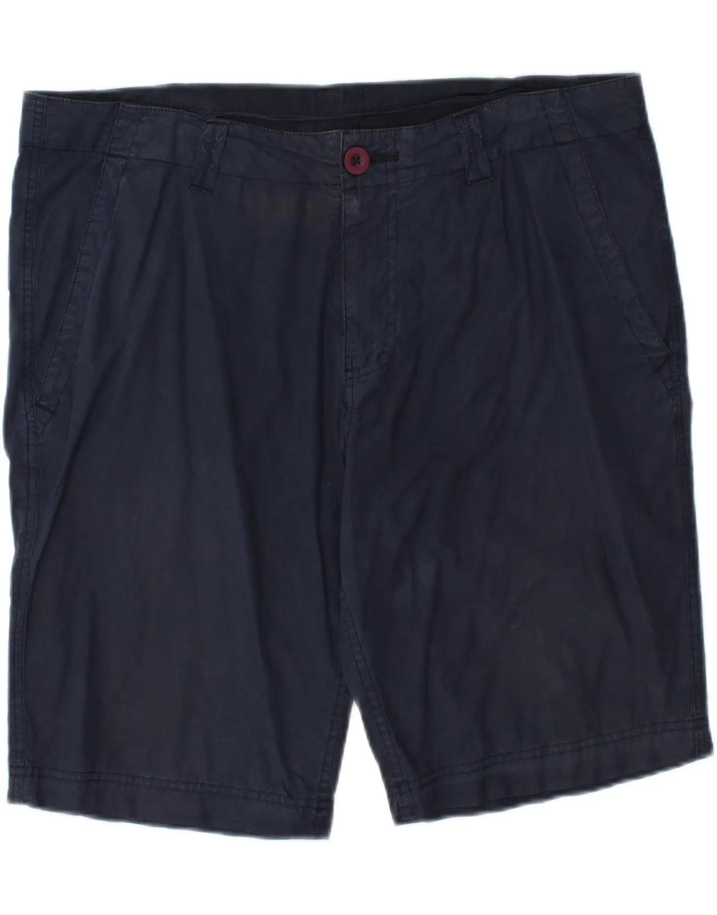 DIY project DIADORA Mens Chino Shorts IT 54 XL W38 Navy Blue Cotton