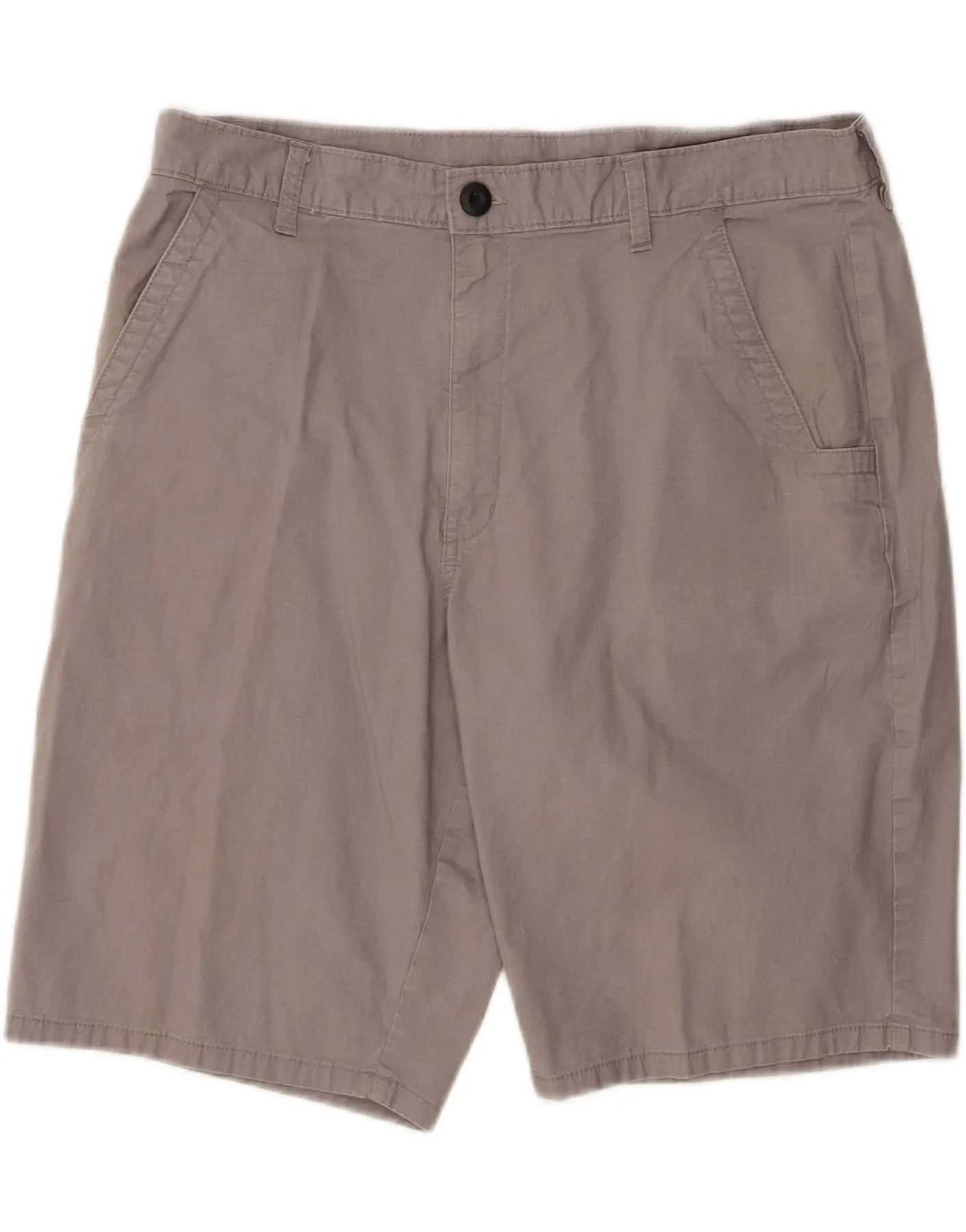DICKIES Mens Chino Shorts W34 Large  Grey Cotton Reinforced Stress Points