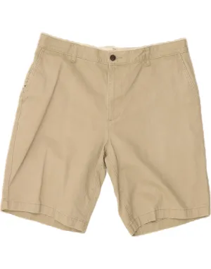 DOCKERS Mens Cargo Shorts W36 Large Beige Cotton Body Flex
