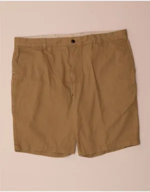 Port Pocket Design Noise Free Fabric DOCKERS Mens Cargo Shorts W42 2XL Beige Cotton