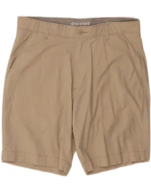 DOCKERS Mens Chino Shorts  W32 Medium Beige Cotton tall size
