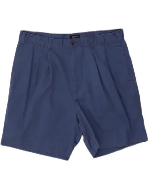 No Wrinkle DOCKERS Mens Chino Shorts W38 XL Blue Cotton
