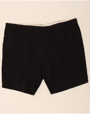 DOCKERS Mens Chino Shorts W50 4XL Black Cotton Beach Vacation All Day Comfort Fit