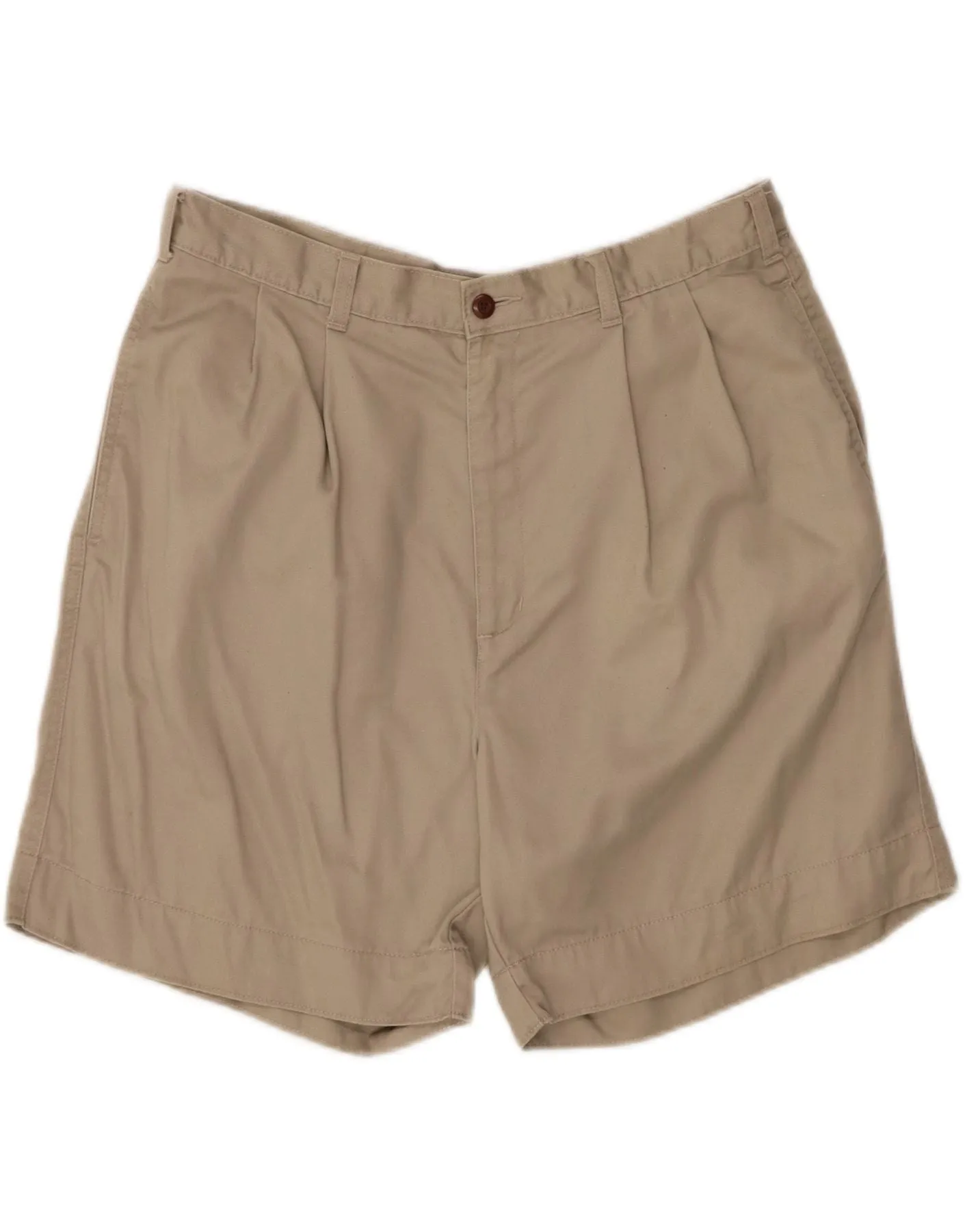 Soft Texture DOCKERS Mens Pegged Chino Shorts W36 Large Beige Cotton