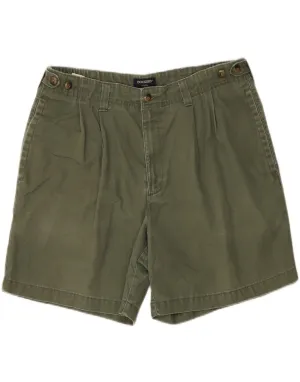 DOCKERS Mens Pegged Chino Shorts W36 Large Khaki Cotton All Day Wear Fit