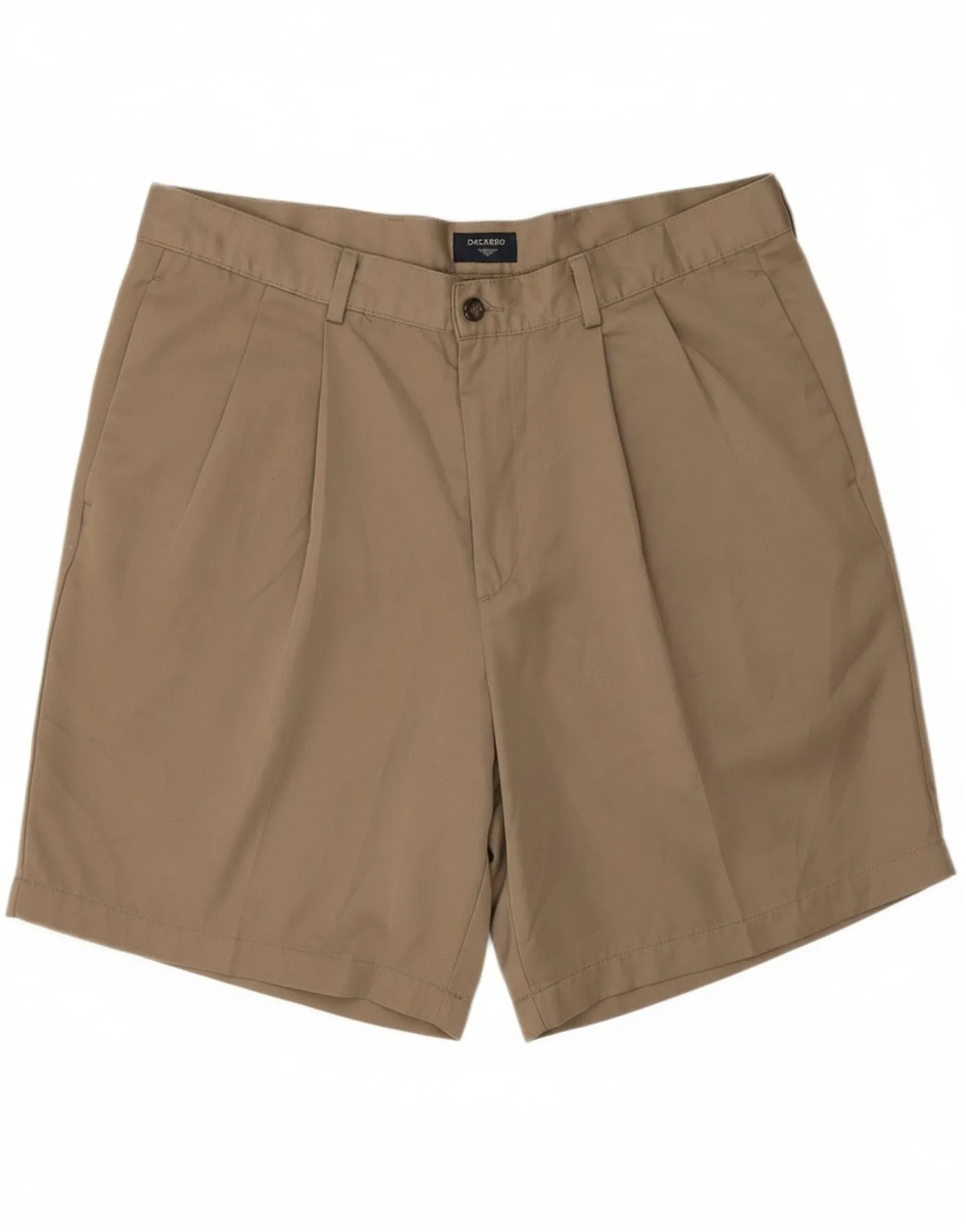 anti - static DOCKERS Mens Pegged Chino Shorts W38 XL Khaki Polyester