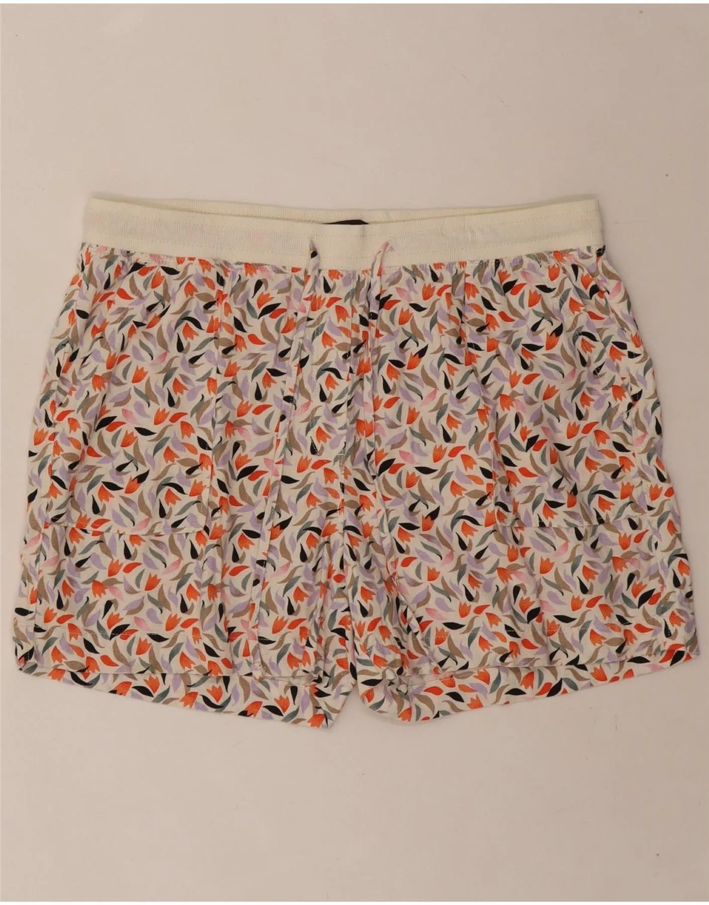 MARKS & SPENCER Womens Casual Shorts UK 16 Large W34  Multicoloured Date night Comfort-First