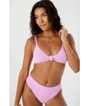 Roxy Haliewa Hipster Full Bottom-Lilac Bandeau-Style Secure Hold