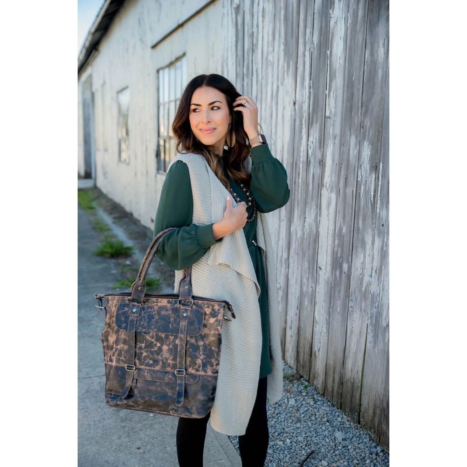 Sweater Kimono Vest mid - range price Affection