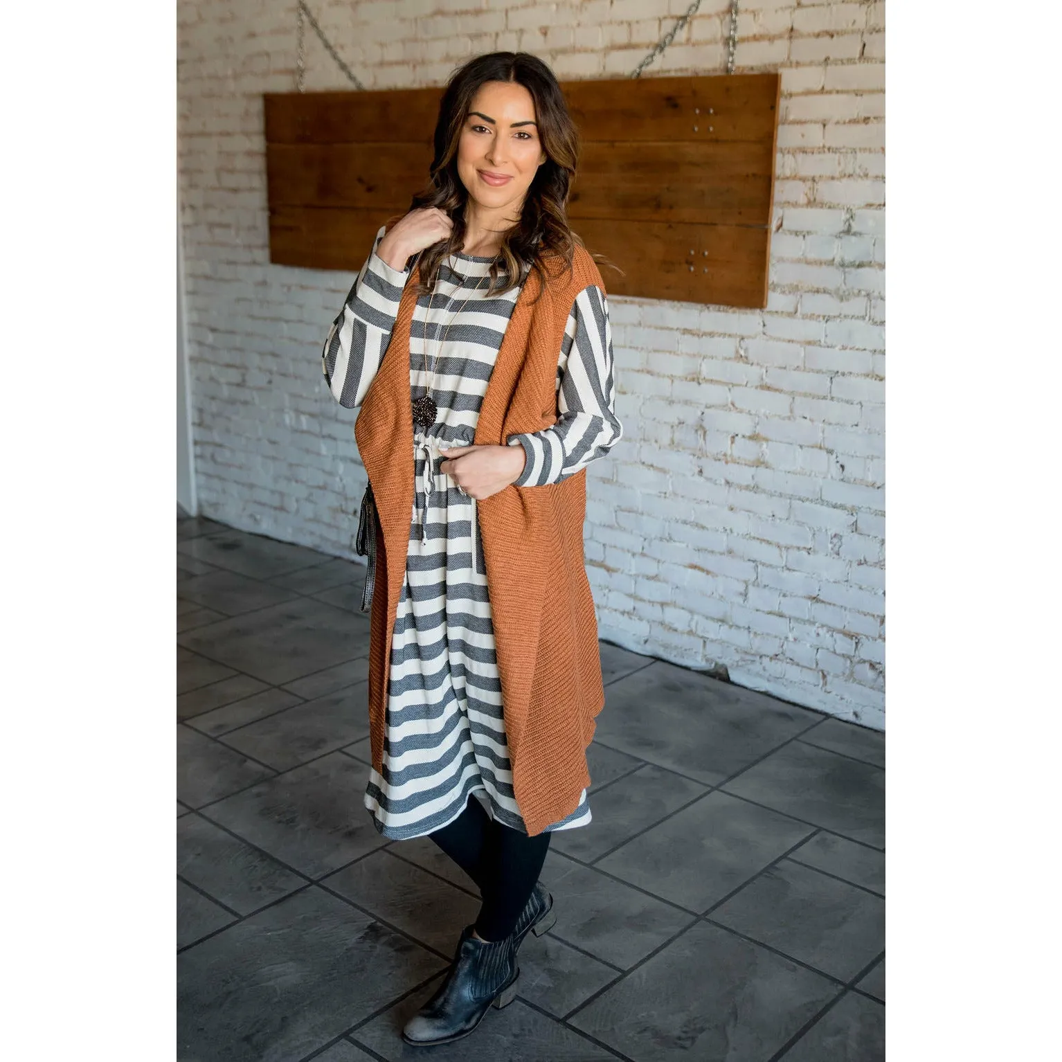Anti Pilling Surface Treatment handy Sweater Kimono Vest