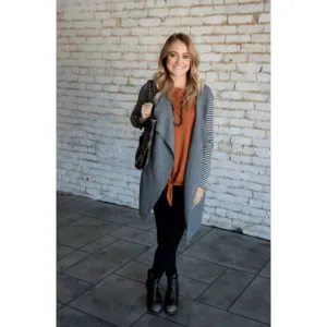 Sweater Kimono Vest profit Low Profile Collars