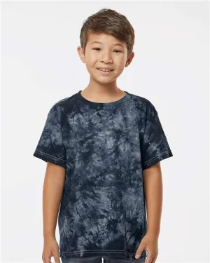 cycling outfit Dyenomite 20BCR Youth Crystal Tie-Dyed T-Shirt