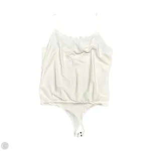 Bodysuit By Bailey 44 In White, Size: L stretchy bodysuit embroidered bodysuit