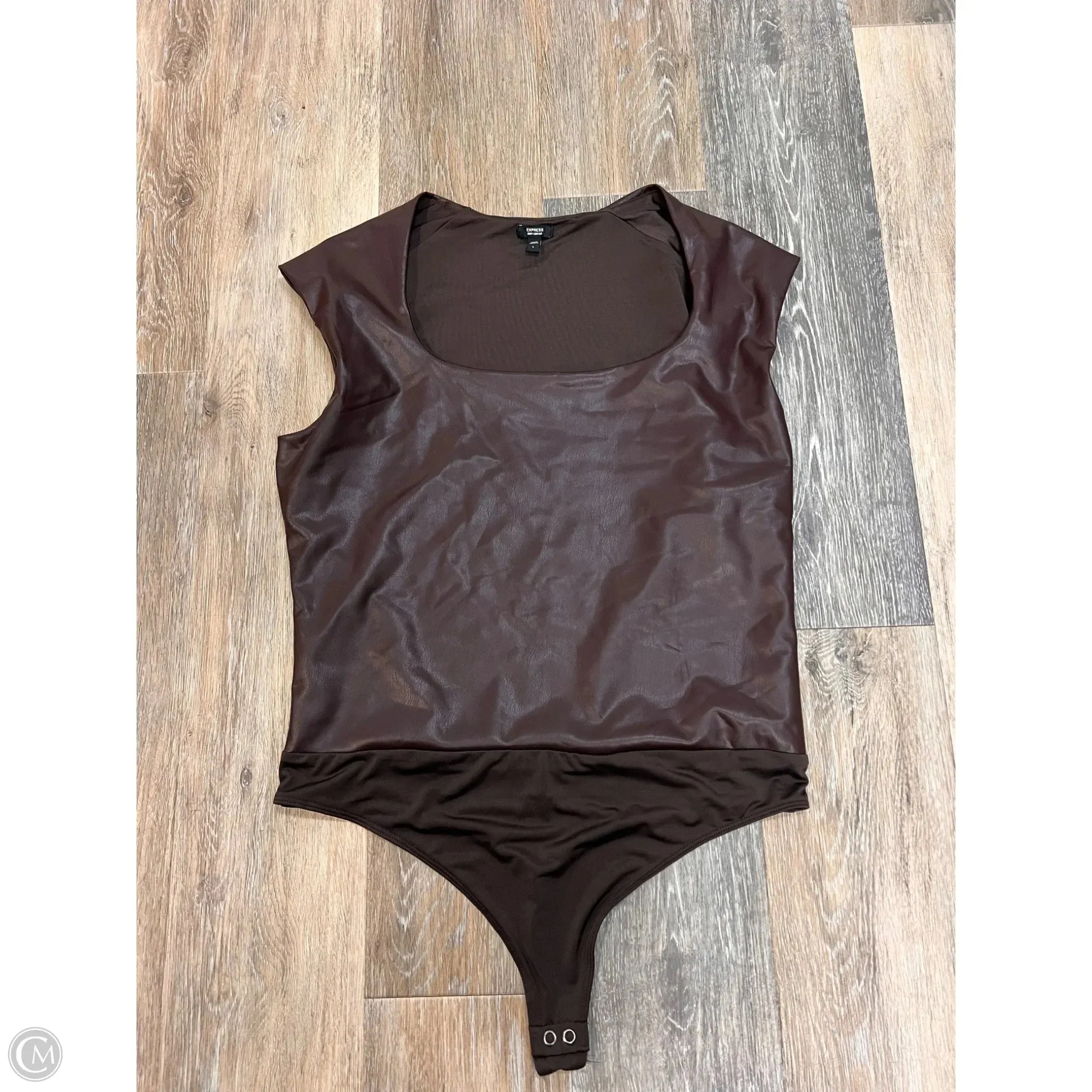 trendy bodysuit organic cotton bodysuit Bodysuit By Express In Brown, Size: L