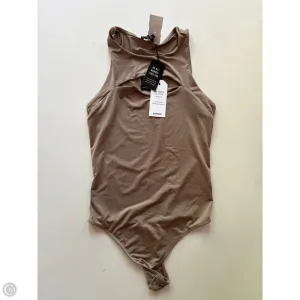 Bodysuit By Express In Taupe, Size: Xs petite bodysuit