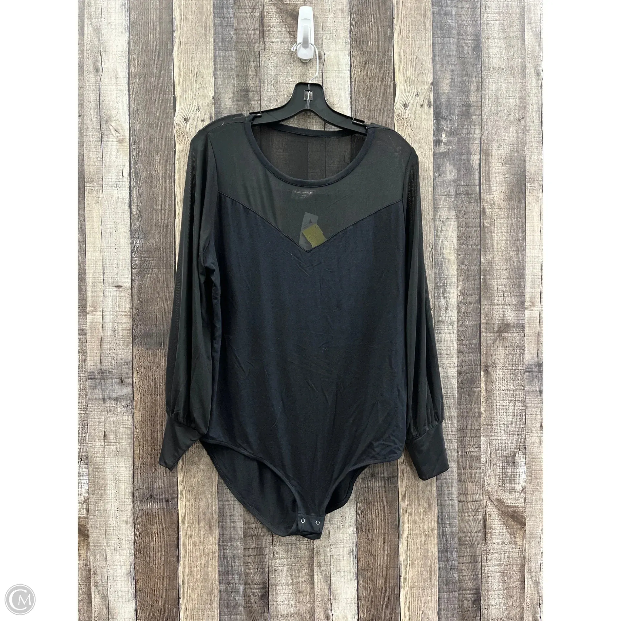 Bodysuit By Lane Bryant In Black, Size: Xl outdoor bodysuit lace mesh bodysuit